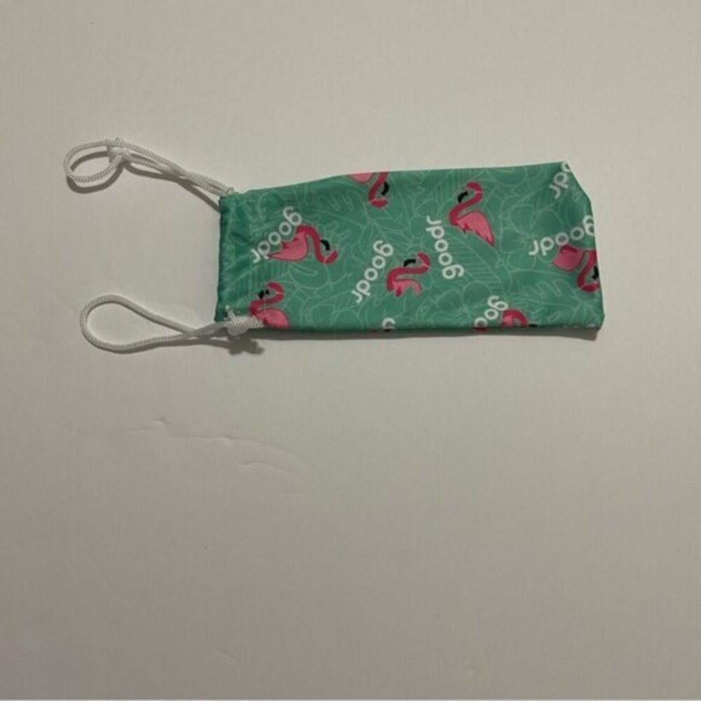 NWOT Goodr Flamingo Print Sunglasses Pouch